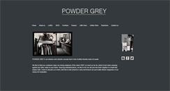 Desktop Screenshot of powdergrey.com